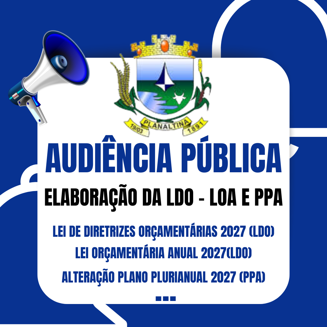 CONVITE PARA AUDIÊNCIA PÚBLICA